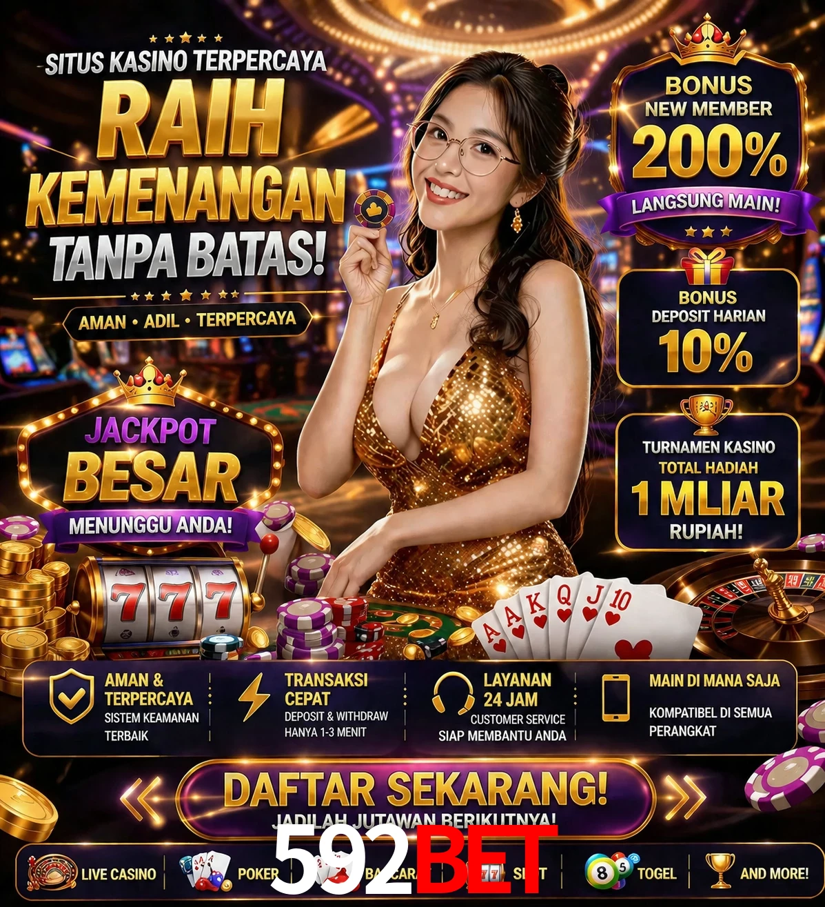 Roleta e blackjack 592bet
