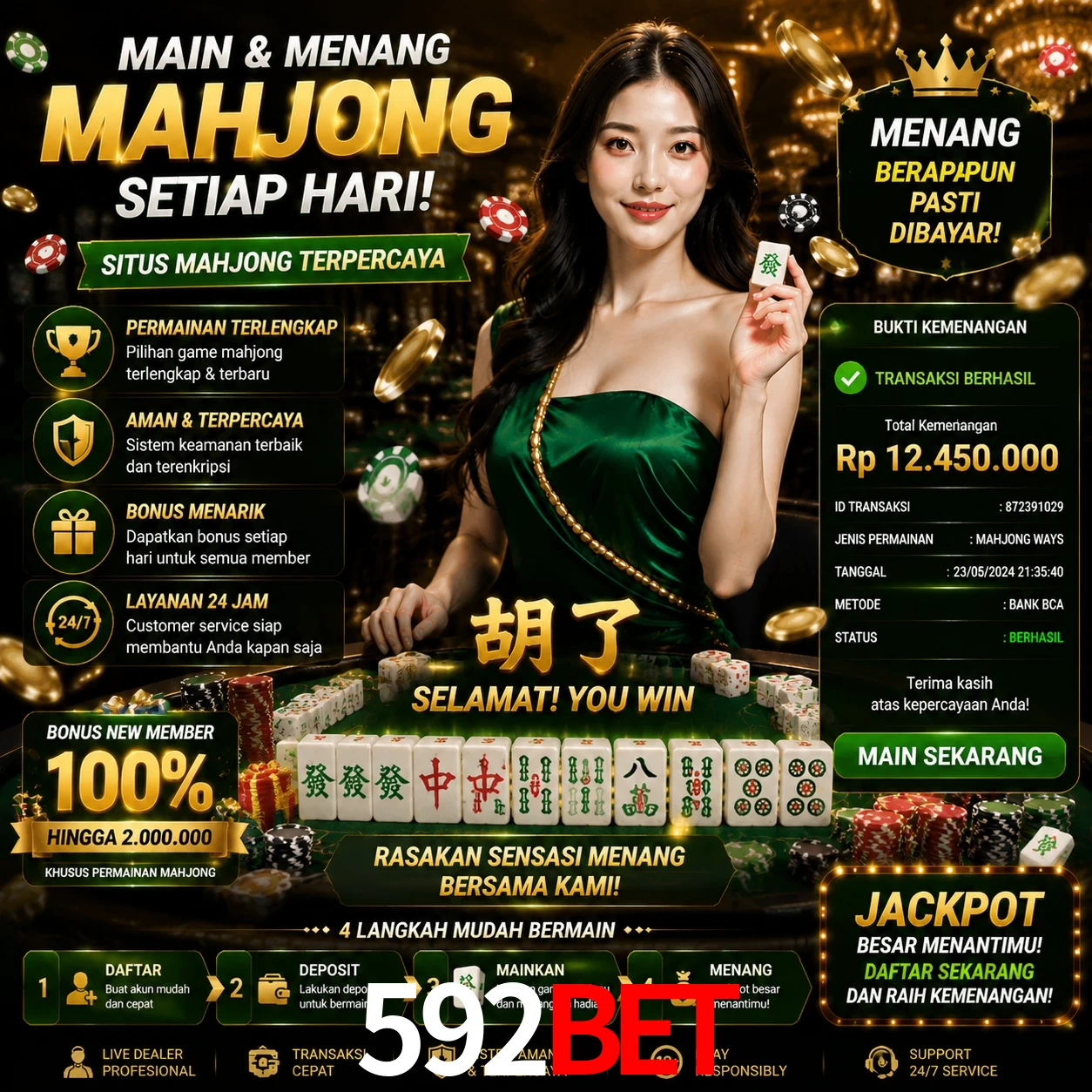 Ganhar e sacar na 592bet